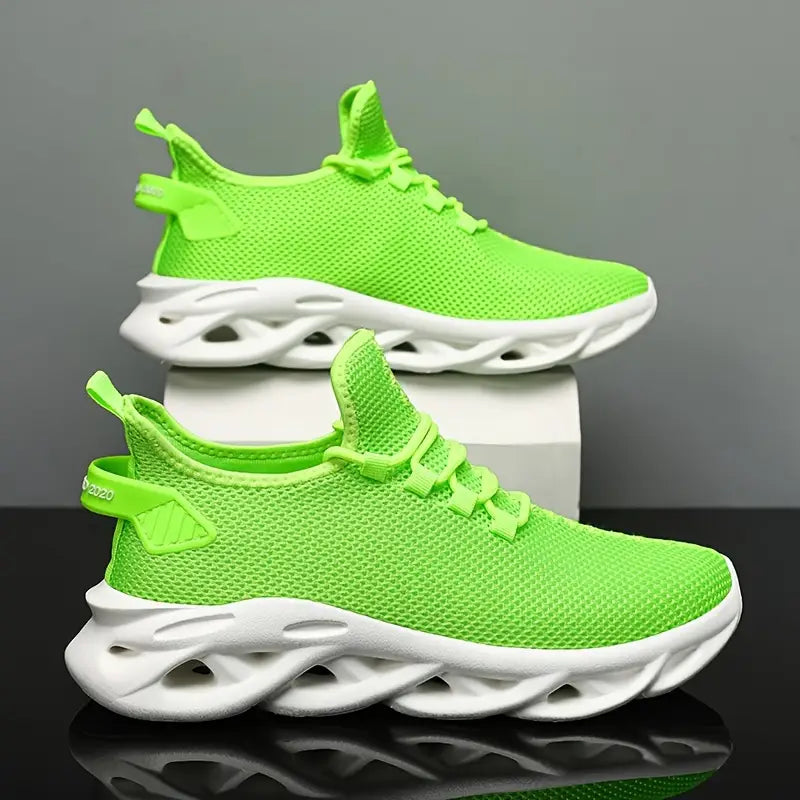 Lightweight and breathable odor-resistant slip-on running/athletic shoes