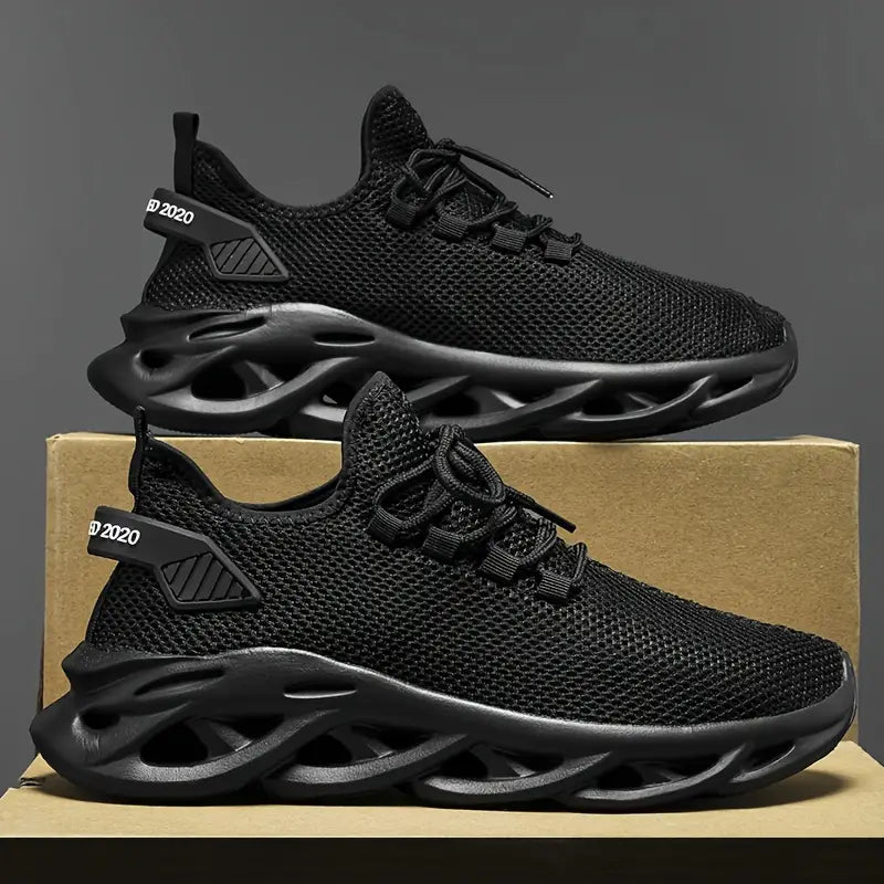 Lightweight and breathable odor-resistant slip-on running/athletic shoes