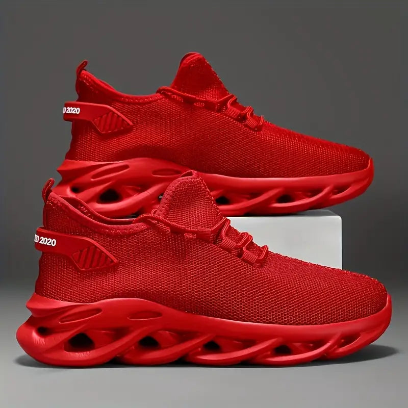 Lightweight and breathable odor-resistant slip-on running/athletic shoes